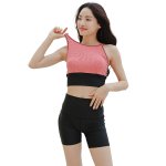 画像6: タンクトップ　ハイウェスト レディース フィットネス セパレート 体型カバー フィットネス水着 水着スイムウェア めくれ防止 ビキニ 女の子 タンキニ インナー 競泳水着 スイムキャップ フィットネス水着 (6)