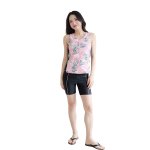 画像15: タンク 前ファスナー　レディース フィットネス セパレート 体型カバー フィットネス水着 水着スイムウェア めくれ防止 ビキニ 女の子 タンキニ インナー 競泳水着 (15)